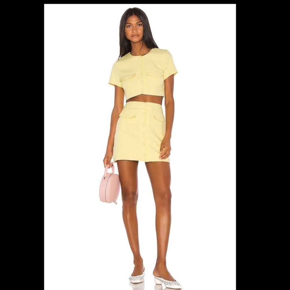 Song of Style’s REVOLVE , Gala top and Gala mini skirt
